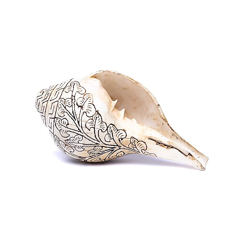 Ritual shell with Double Dorje Puja shell