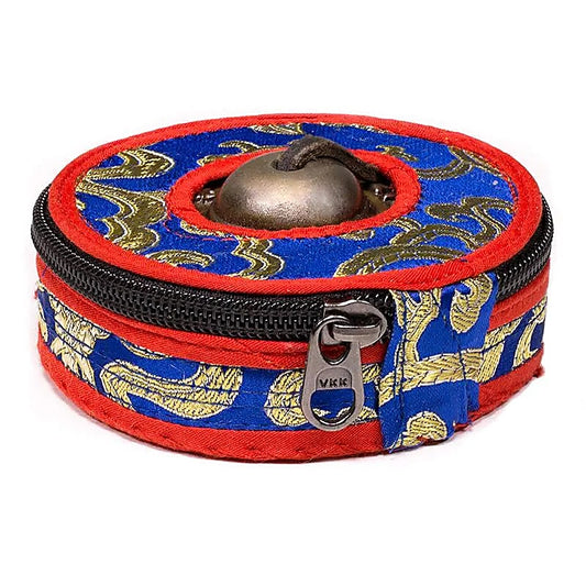Housses pour cymbales bleu/rouge petit modèle