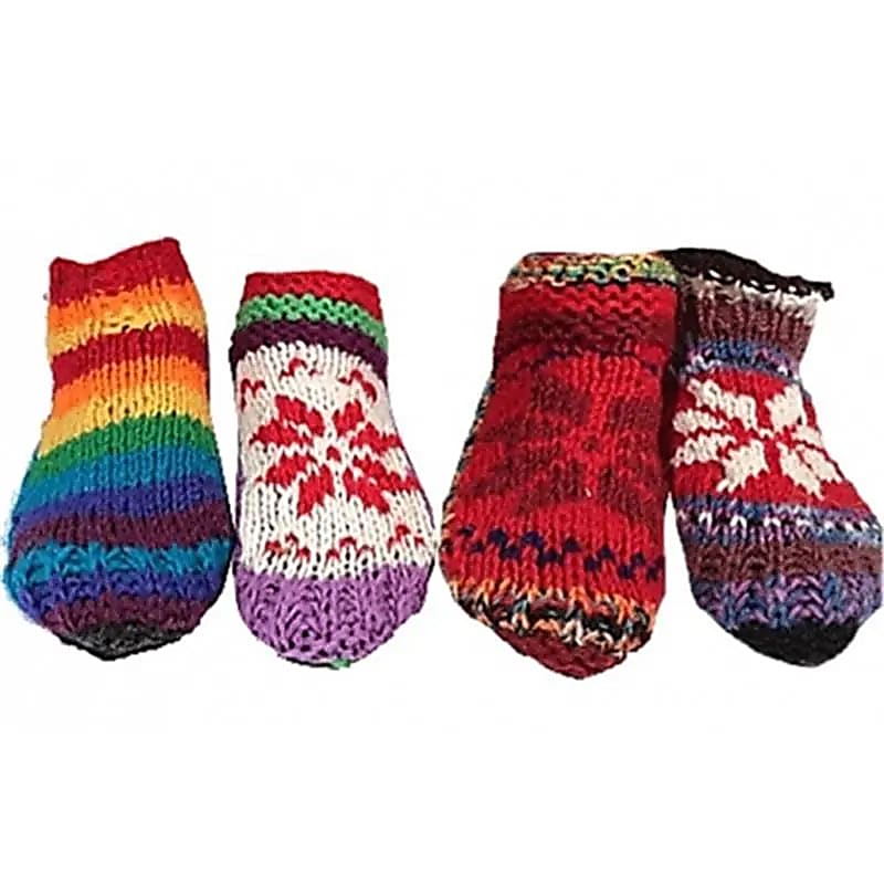 Chaussons chaussettes laine mesure L