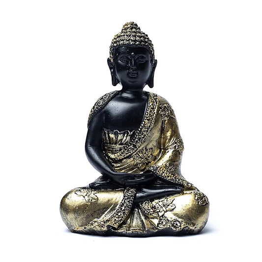Meditatie Boeddha antieke finish