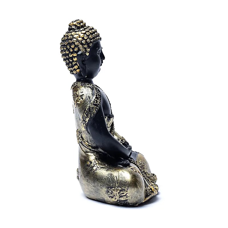 Meditation Buddha antique finish