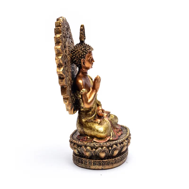 Comprar Buda tranquilizador con aura y trono