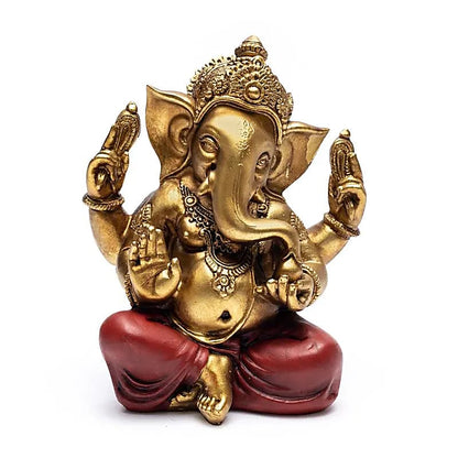 Ganesh Statue goldfarben thumb