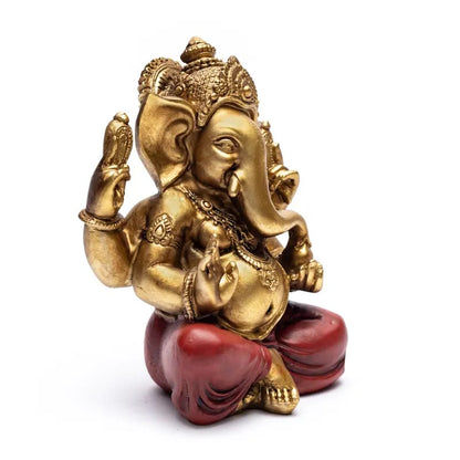 Ganesh Statue goldfarben großhandel thumb