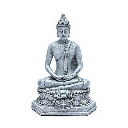 Buddha che medita Thailandia grigio thumb