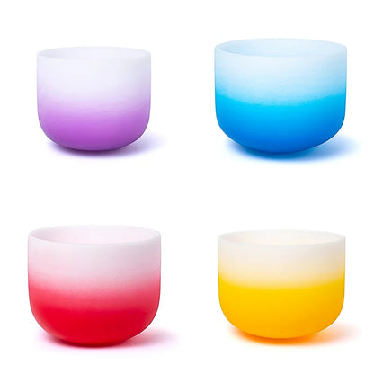 Acquistare SET 7 campane di cristallo Aria gradient design 432 hz + 2 borse thumb