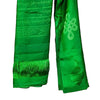 Kathag écharpe tibétaine de luxe vert XL
