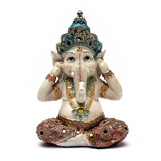 Estatua de Ganesh No escuchar el Mal