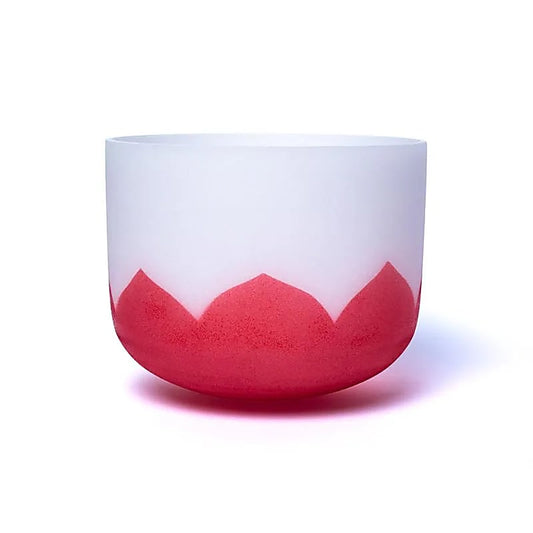 Crystal singing bowl lotus chakra 1 C-tone 432Hz