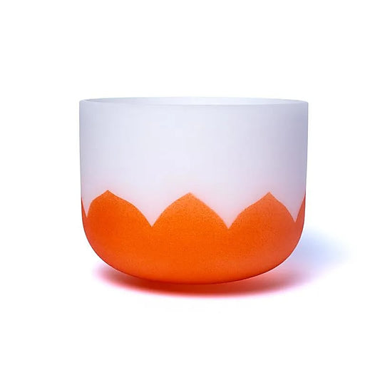 Crystal singing bowl lotus chakra 2 D-tone 432Hz