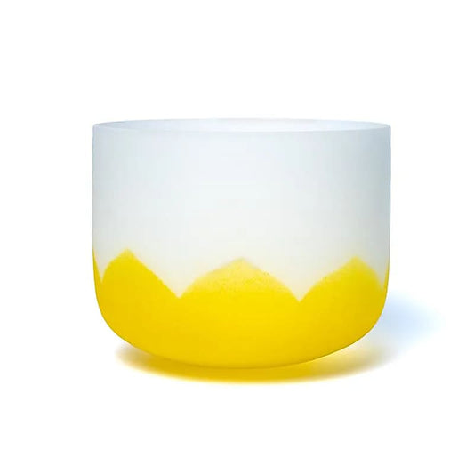 Crystal singing bowl lotus chakra 3 E-tone 432Hz