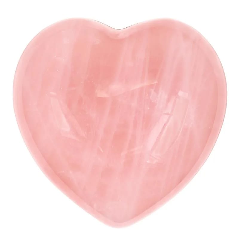 Worry stone corazón de curazo rosa