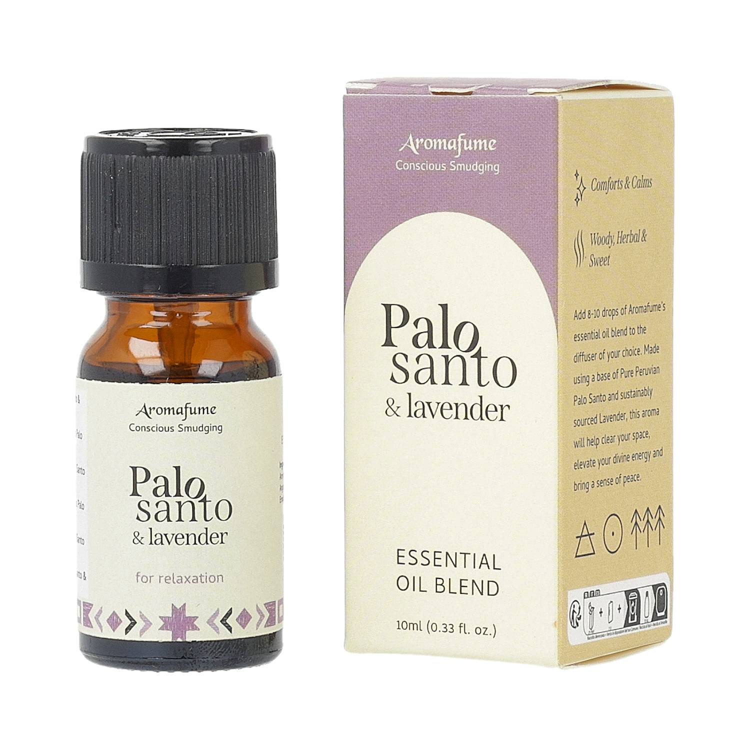 Aromafume mezcla de aceites esenciales Palo Santo & lavanda