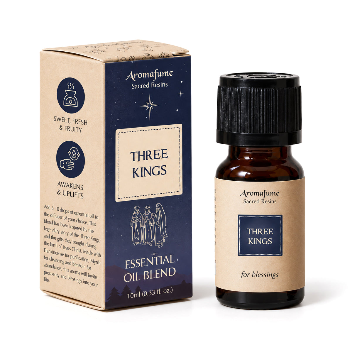 Aromafume essentiële olie blend Drie Koningen
