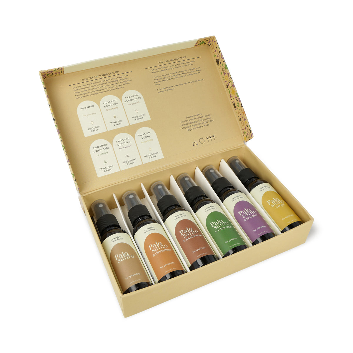 Aromafume smudge spray set Palo Santo
