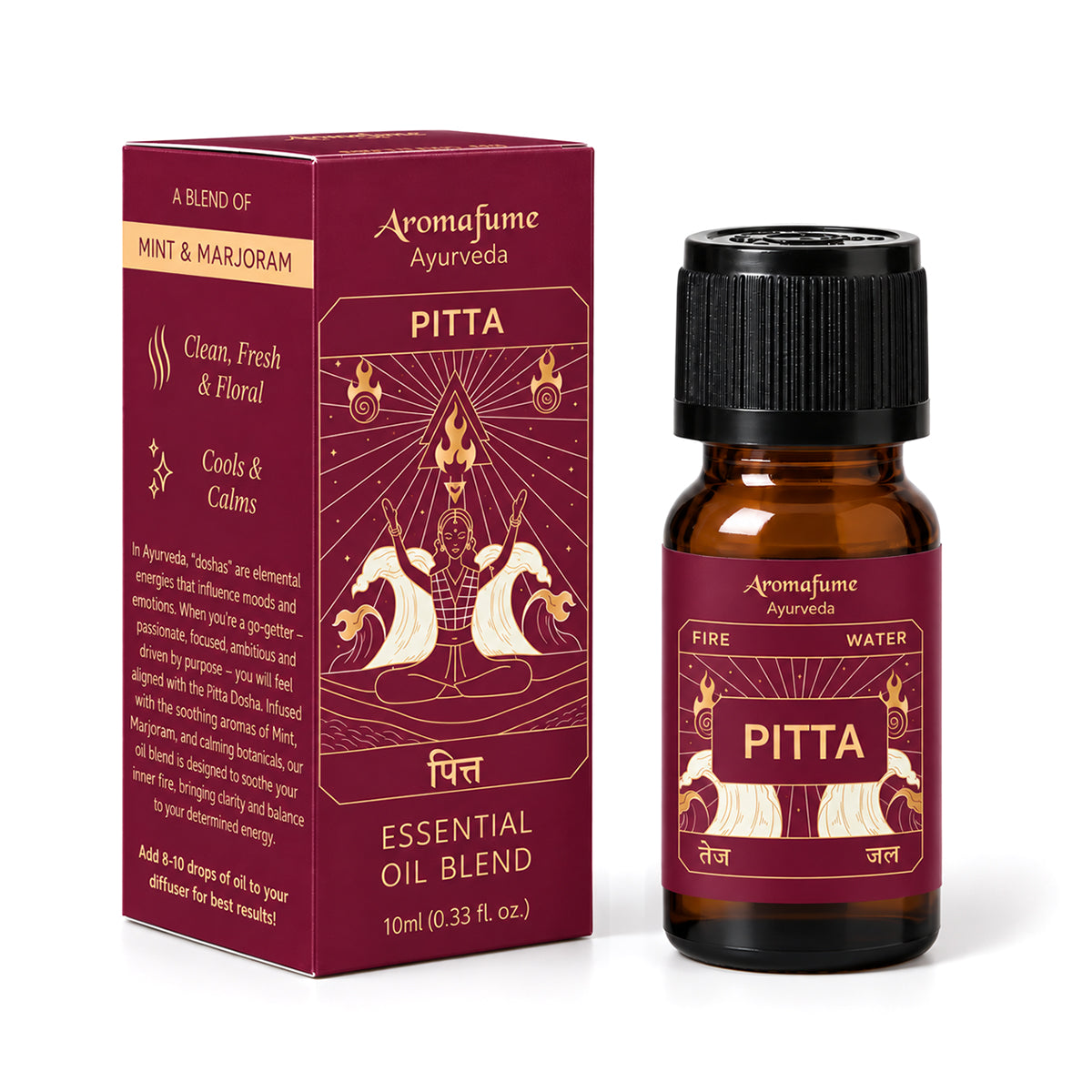 Aromafume ätherische Ölmischung Pitta Dosha