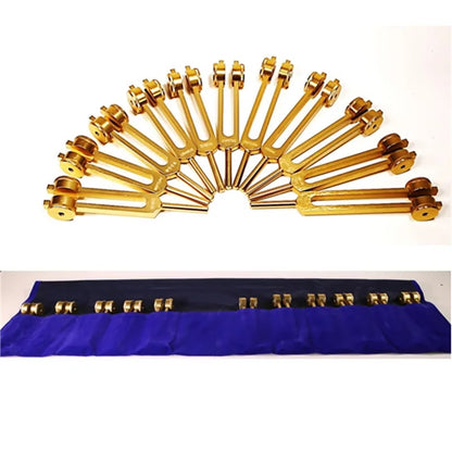 Stemvorken Cosmic Octave (11 x) goudkleurig gewogen groothandel thumb