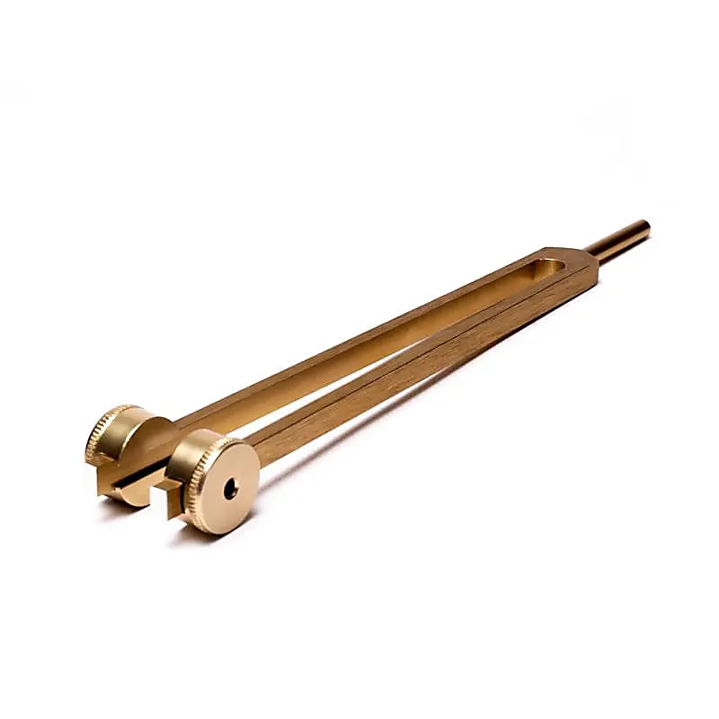 Diapason des nerfs 50 Hz couleur or