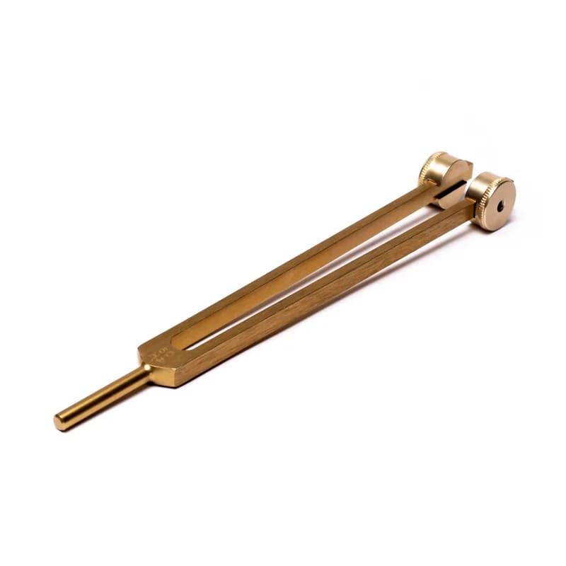 Diapason des nerfs 50 Hz couleur or Aluminium