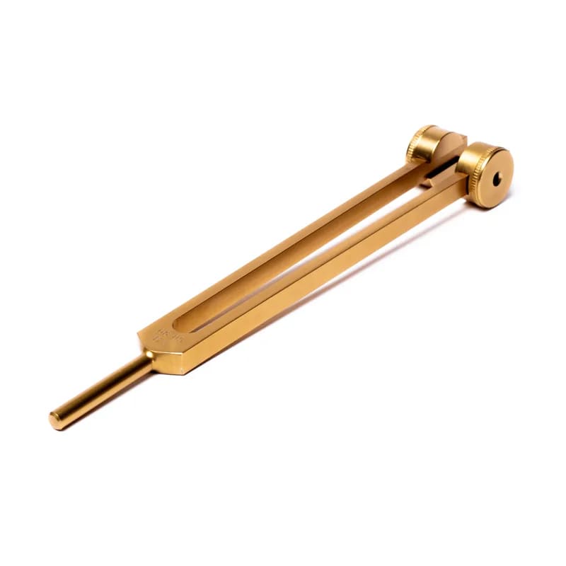 Tuning Fork Low Ohm (68.05 Hz) gold colour