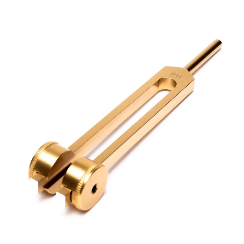 Stimmgabel Mid OM 136.10 Hz goldfarbig Aluminium