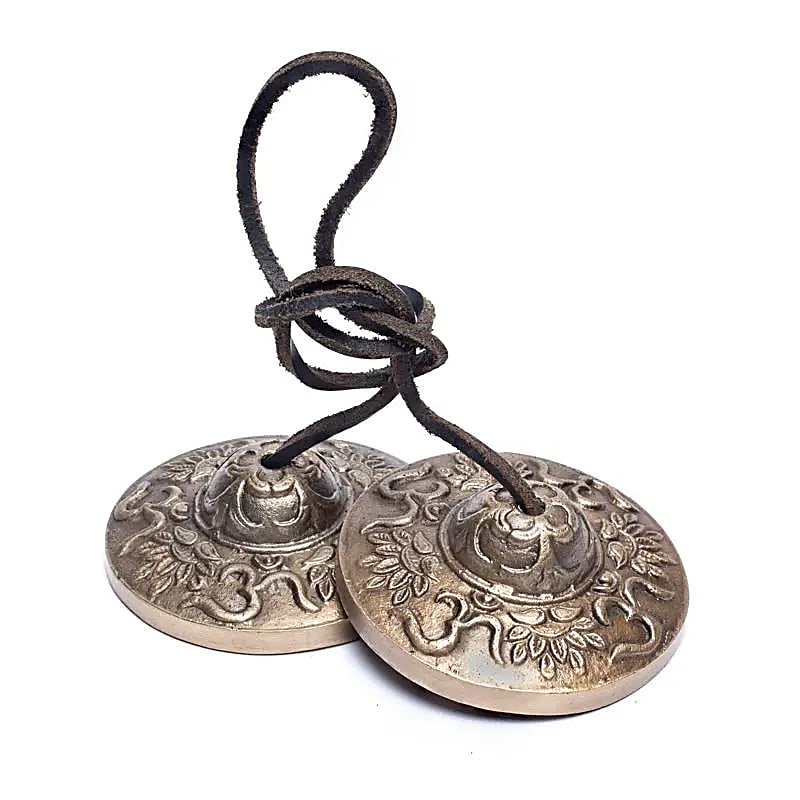 Tingsha/platillos Ohm con loto