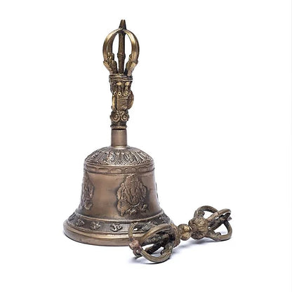 Dorje und Glocke mit Ganesh und OM Größe L thumb
