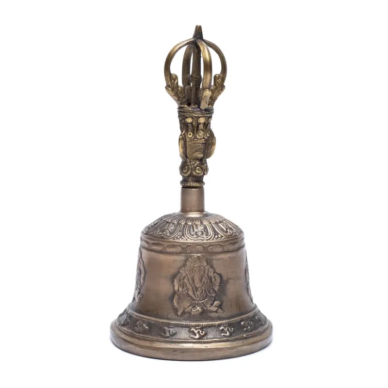 Dorje und Glocke mit Ganesh und OM Größe L