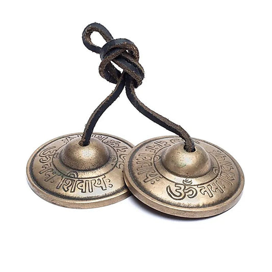 Tingsha Om Namah Shivaya - 230gr; 6,5cm
