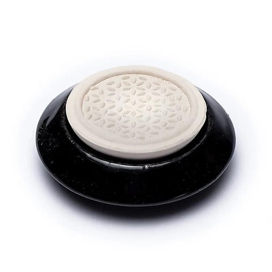 Piedra aromática difusor Flor de la vida negra