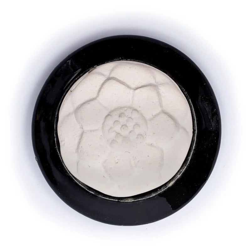 Aroma stone diffuser lotus black