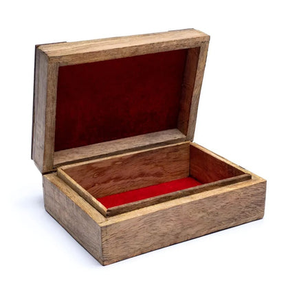 Tarotbox Blume des Lebens aus Mangoholz großhandel thumb