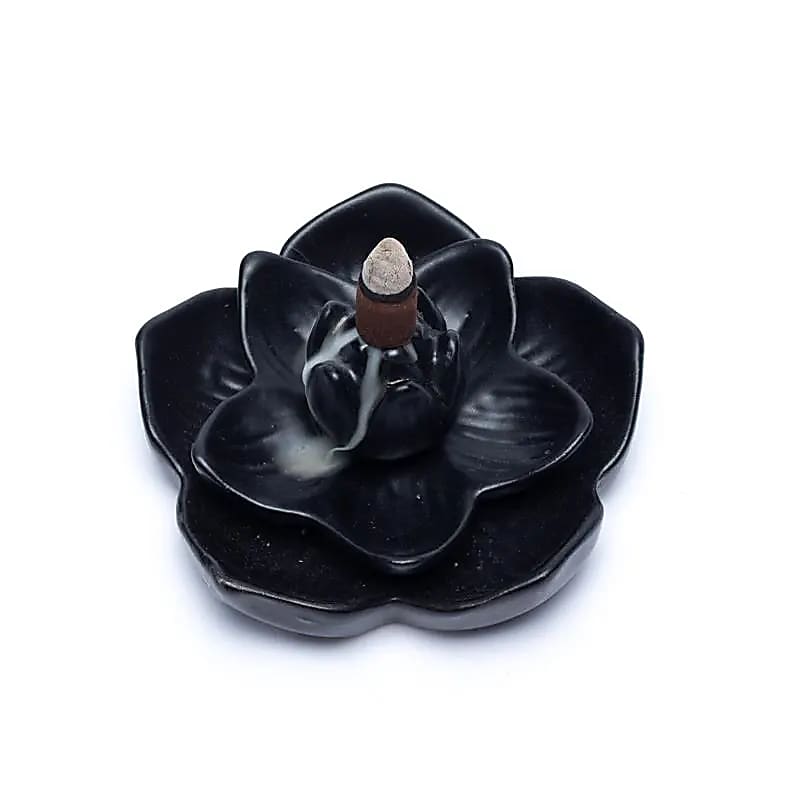 Quemador de incienso de reflujo Flor de Loto
