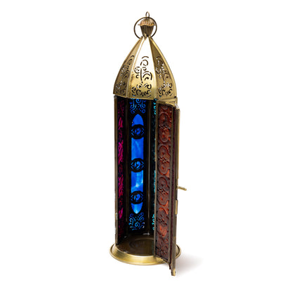 Farolillo oriental dorado 7 Chakras Vidrio|Metal thumb