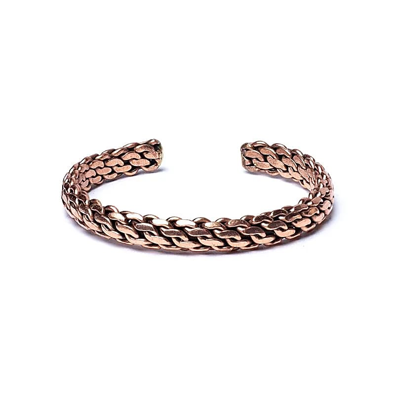 Bracelet chaîne couleur bronze