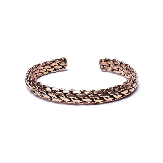 Braccialetto a catena color bronzo