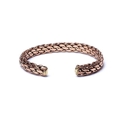 Bracelet chaîne couleur bronze de gros thumb
