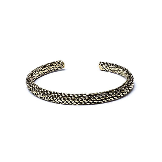 Pulsera cadena color oro