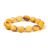 Bracelet Palo Santo perles ovales élastiques