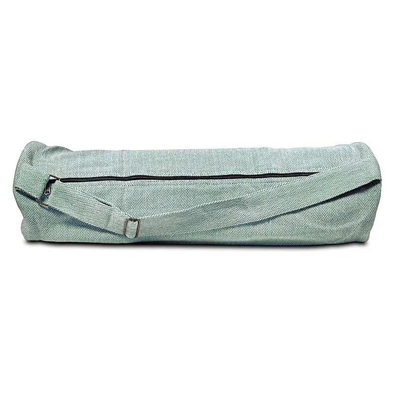 Bolsa de yoga de algodón verde