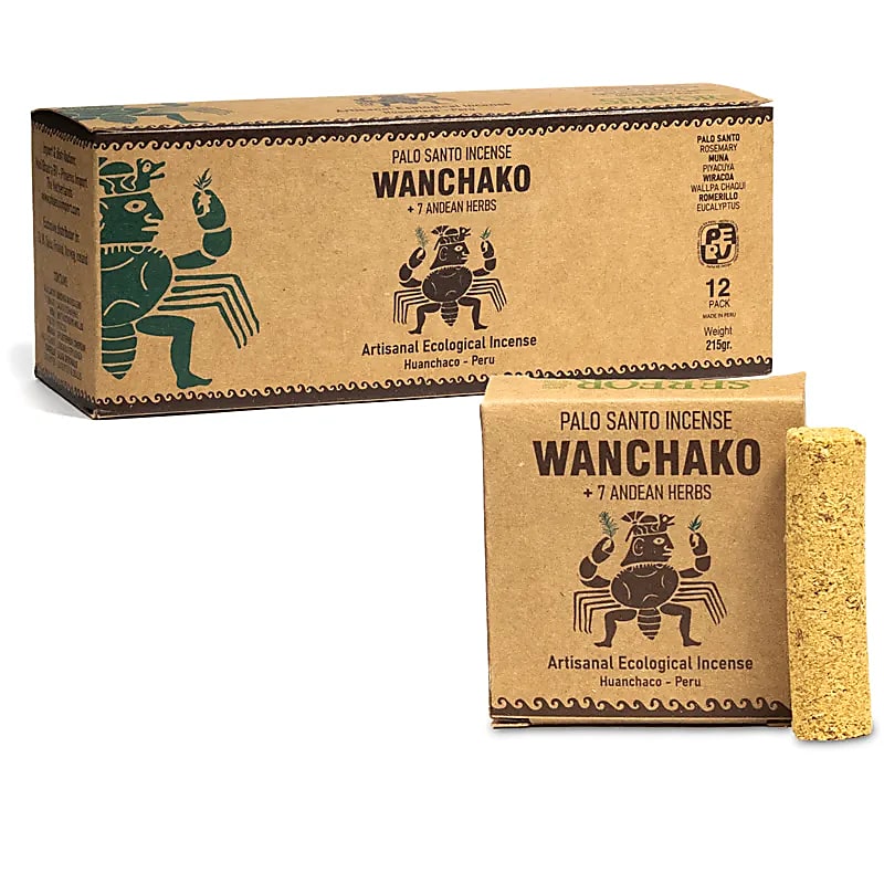 Palo Santo Weihrauch-Röllchen mit 7 kräutern 12 Packungen
