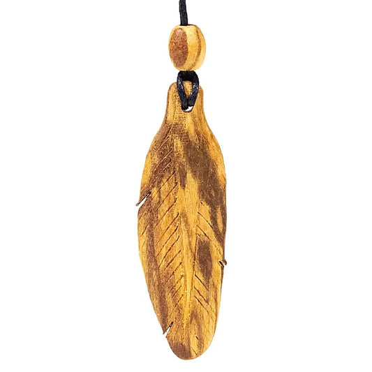 Palo Santo Halskette Feder klein