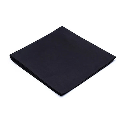 Meditation mat cover black organic cotton (GOTS) thumb