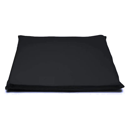 Meditation mat cover black organic cotton (GOTS) wholesale thumb