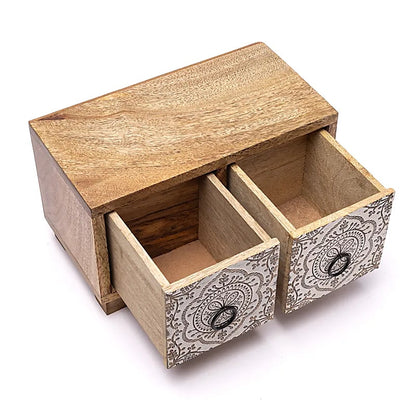 Petite commode impression mandala de gros thumb