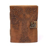 Notebook Goddess & Tree of Life with faux leather cover