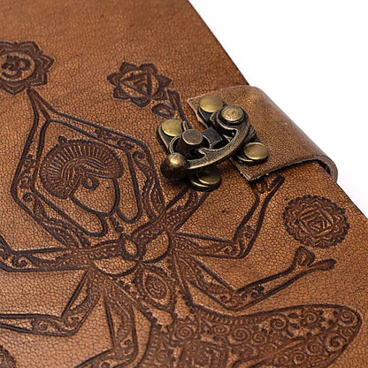 Comprar Cuaderno Chakra Meditación con funda de cuero sintético thumb