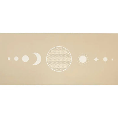 Acquistare Yogi &amp; Yogini Premium TPE tappetino yoga Fiore della vita beige thumb