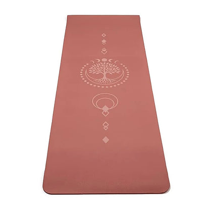 Yogi & Yogini Premium TPE tappetino yoga Albero della vita malva thumb