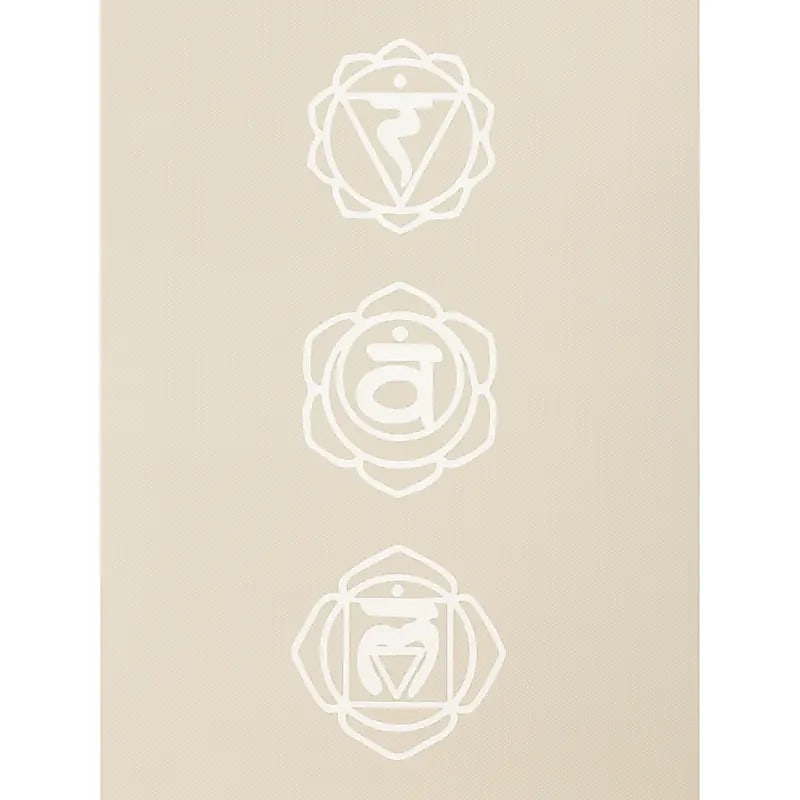Yogi &amp; Yogini Premium TPE yogamat chakra beige Kopen